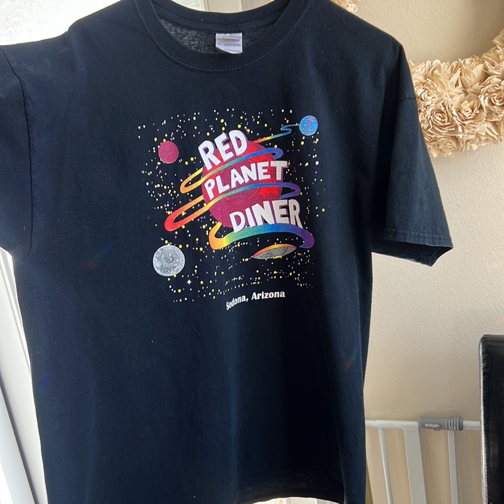 RED PLANET DINER Sedona, Arizona T-shirt XL space VINTAGE AZ celestial - Picture 2 of 7
